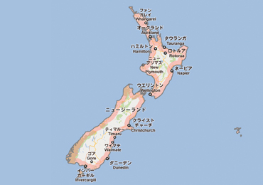 ニュージーランドマップ